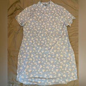 Blue flower shein dress 4xl